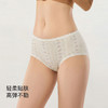 【满4条/7.5折】（中版）【秀黛】女时尚花纱印花平角裤棉质色纺纱印花蕾丝透气舒适女士内裤【1条】W5333606T【门店同款】【内裤非质量问题不退款，介意勿拍】 商品缩略图4
