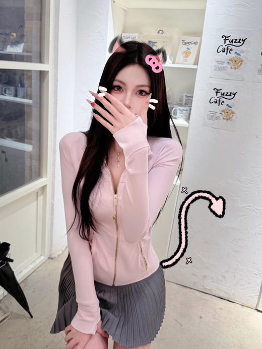 点此购买 Lululemon露露Define系列Nulu面料女士金标拉链运动夹克外套 ggd 342095 商品图7