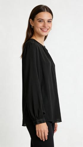 【92%蚕丝+8%氨纶上衣】SCHIESSER德国舒雅 铂雅女士高端真丝单件上衣 91/21965U