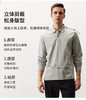 【直发】圣大保罗 秋冬新品男士底面异色POLO领长袖棉T-PW21KT102M 商品缩略图3