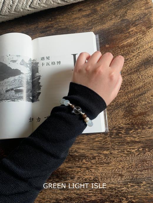 【月下梅里】淡人清冷感·喜金 高品质白月光白水晶 商品图2