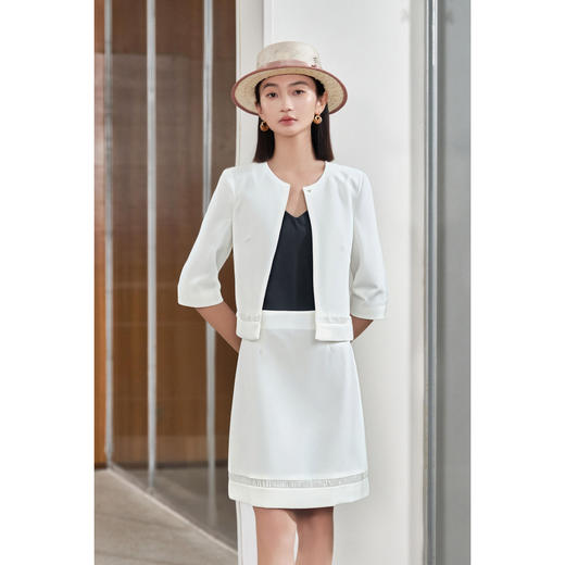 醋酸 三件套  外套+吊带+半身裙    套装5R25CG4642 商品图2