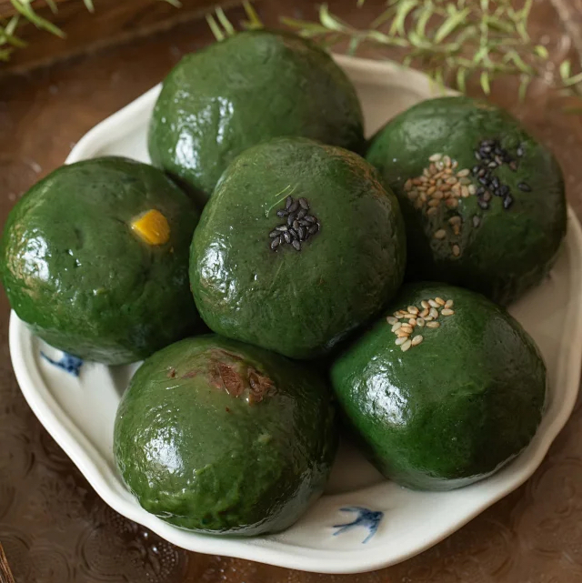 【下单后72小时发货】艾草嘟嘟 青团70g*6个/盒，口味有：柴火豆沙、纯纯芝麻、可可巧心、绵绵鲜奶、春笋六鲜、蛋黄肉松