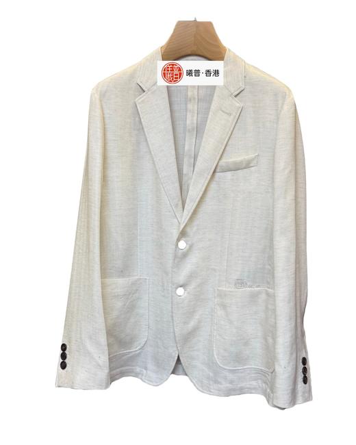 男款刺绣亚麻西装外套ho015 商品图1