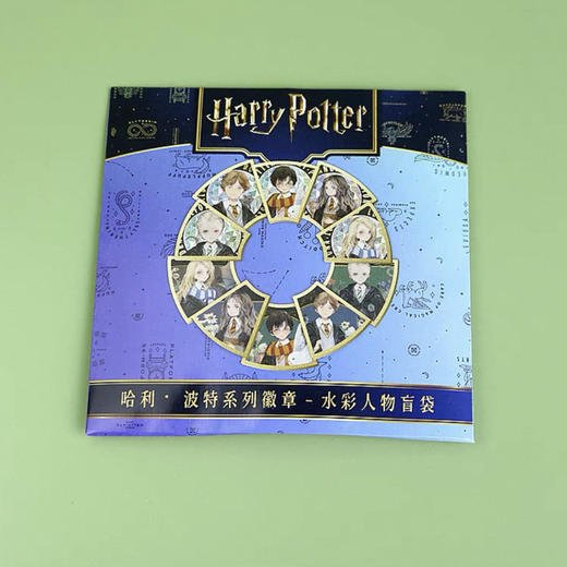 哈利波特HP马口铁水彩人物盲袋（10个/盒） 单包 商品图0