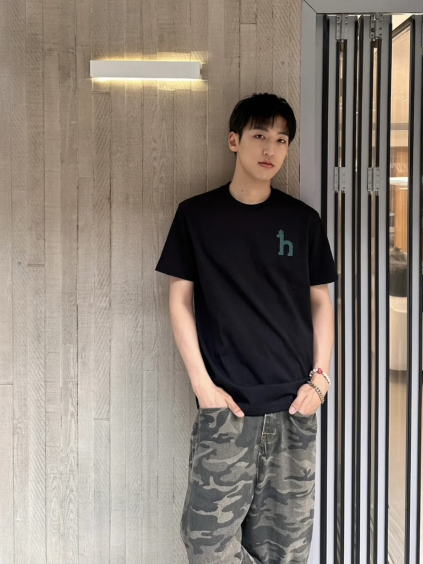 正品保真！无吊牌！售完无补~~毒家！！威海原厂订单！ Hazzys哈吉斯2025夏季新款休闲宽松白色棉质短袖T恤男 春夏新款