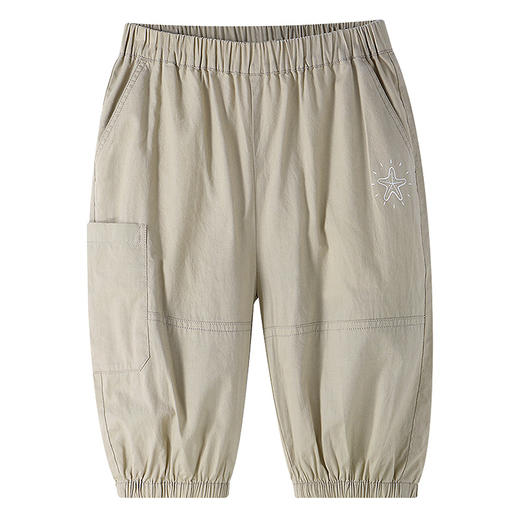 【实体店同款】男童全腰梭织七分裤夏季新款安奈儿童装XB626176 商品图5