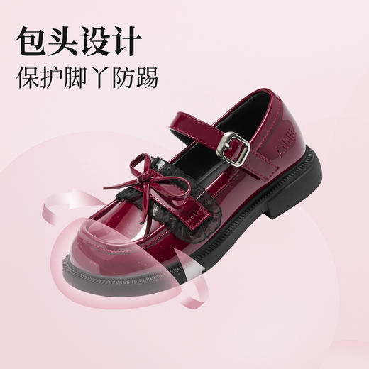 ANNIL/安奈儿女童春季儿童公主鞋时尚百搭礼仪小皮鞋HG6101800 商品图4