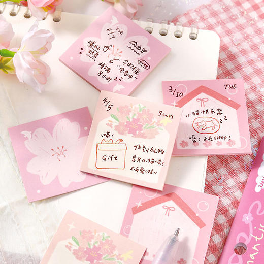 NOTE FOR风与花的对话系列迷你便利贴套装 商品图2