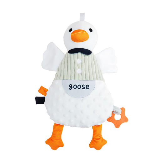 【仿子宫绒毛❗揉捏不变形】安抚玩偶婴儿安抚巾可入口啃咬毛绒宝宝哄睡神器公仔手偶牙胶玩具。xa 商品图4