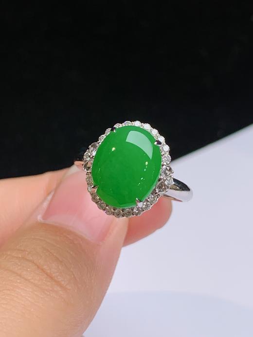 蛋面翡翠戒指 商品图4