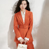 剩S/M 芳外春季新款时尚气质OL长袖西装外套女系带收腰纯色西服0290 商品缩略图2
