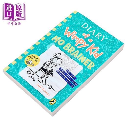 【中商原版】小屁孩日记18(英版平装) Diary of a Wimpy Kid No Brainer Book 18 英文原版 儿童幽默笑话 故事书 1040L 7-12岁 商品图2