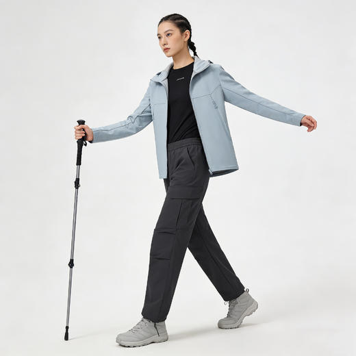 凯*石M8同款 全天候硬核户外连帽男女款软壳衣 商品图4