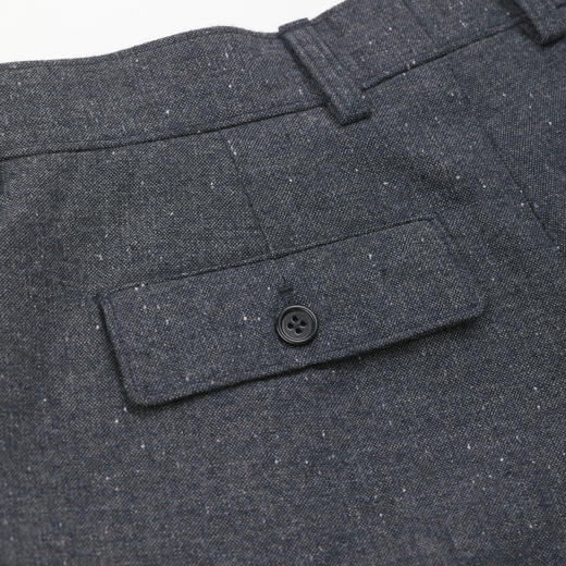 ROMI STUDIO羊毛混纺卷边铝丝造型感低腰花苞三分短裤RWCSXG7366 商品图4