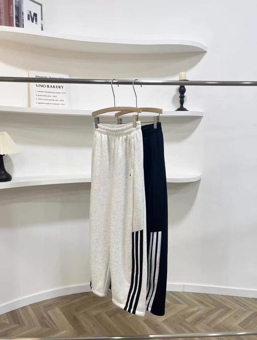 F031225加厚水貂绒冬款男女同款百搭休闲运动长裤 商品图4