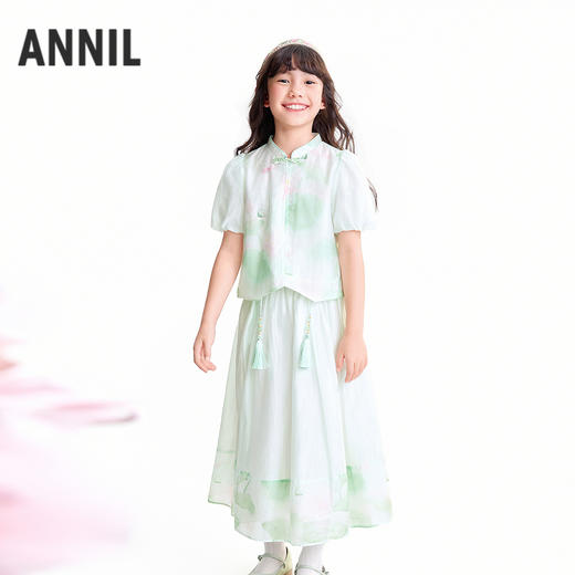 【实体店同款】女童套装夏季新款安奈儿童装AG621264 商品图0