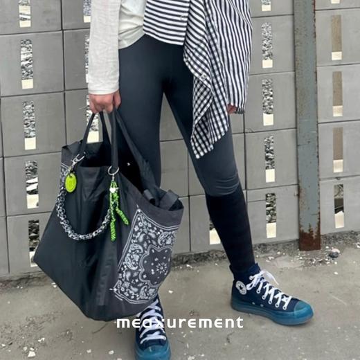 Meaxurement 复古腰果花托特包布包 大容量托特   尺寸：32*32*32开口处长62 商品图2