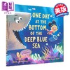 【中商原版】深蓝海底的一天 One Day at the Bottom of the Deep Blue Sea 英文原版 儿童绘本 海底冒险的精彩故事 进口 精装 商品缩略图0