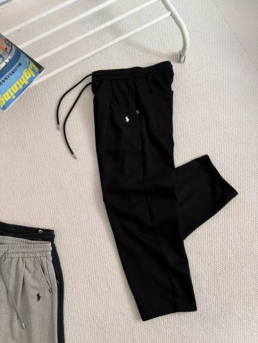 F031234春款纯棉廓形宽松修饰腿型刺绣小马弯刀休闲卫裤 商品图9