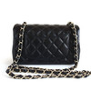 【全新】CHANEL香奈儿CF系列A69900 Y04059 94305黑色淡金扣大迷你mini羊皮CF链条包单肩包女士090326TJ26 商品缩略图4