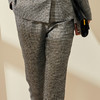 剩S/XL/XXL 米思阳春秋格纹小脚裤时尚通勤百搭显瘦休闲裤女3623 商品缩略图4