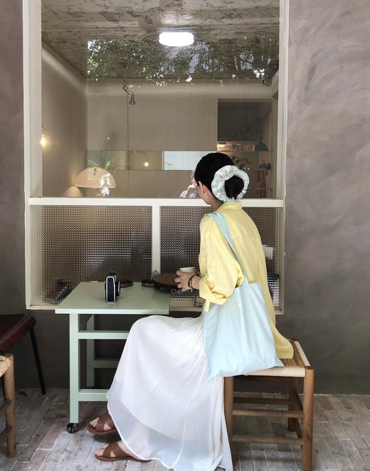 新款定制柠檬黄棉麻衬衫 商品图6