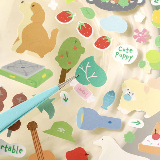 信的恋人兜兜生活日志系列合成纸贴纸 商品图2