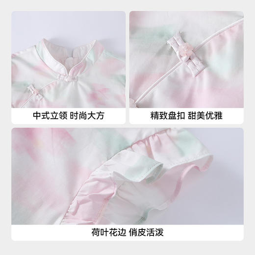 【实体店同款】女童无袖连衣裙夏季新款安奈儿童装AG623166 商品图4