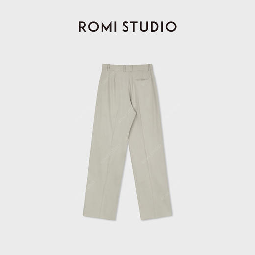 ROMI STUDIO“低调简雅”初剪澳毛意大利工艺直筒长裤 RWDSXT1757 商品图2