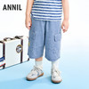 【实体店同款】男童全腰牛仔七分裤夏季新款安奈儿童装XB626174 商品缩略图0