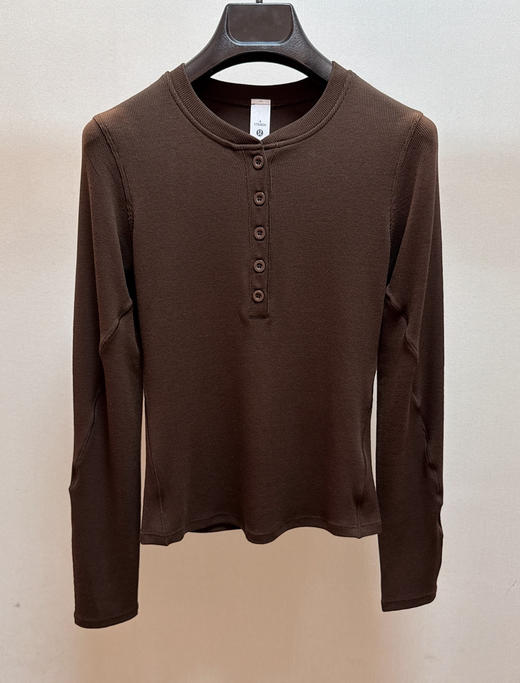 312-9  渠道货 超好穿 lu女士四色长袖 亨利衫 运动打底休闲 130以内穿8码 商品图12