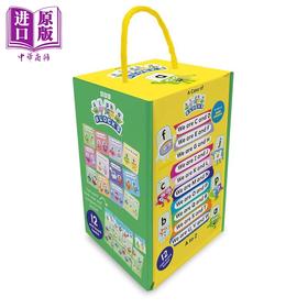 预售 【中商原版】字母积木12册小套装 A Case of Alphablocks 12 Mini Books Collection Box Set 英文原版 儿童卡通动画学习绘本
