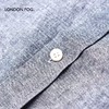 【直发】LONDONFOG/伦敦雾合身版棉麻净色长袖衬衣男士﹣LS20WH005M 商品缩略图3