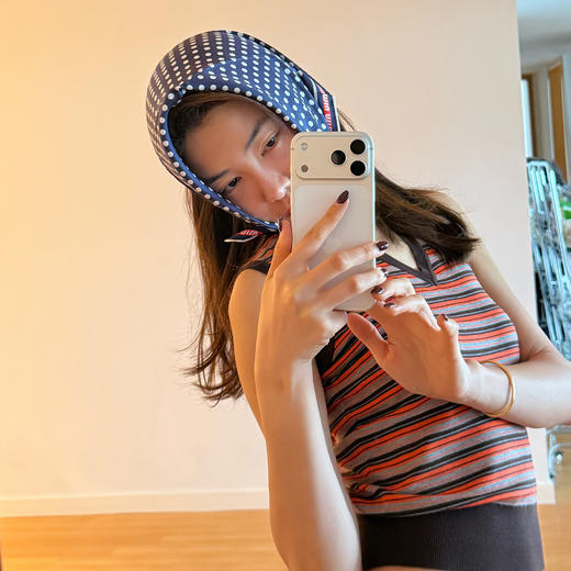 ROMI STUDIO“休闲百搭”16针高密复古条纹四季打底背心RWDSS62581 商品图2