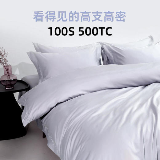 【代发】蓝铂定制成人四件套磨毛款/四季款100支全棉（此链接不可床单改床笠） 商品图5