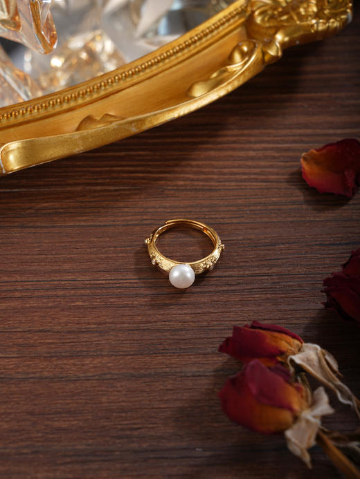 子佩集【璀璨启程】银S925珍珠惜王妃戒指【R2217】双色点钻2602 商品图9