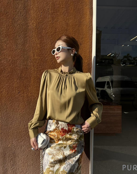 原单新款重磅真丝衬衫 商品图0