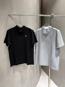 点此购买 可隆夏季男士半拉链短袖T恤 ss 342045