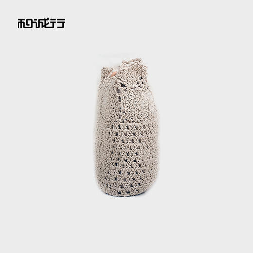 和诚行2026春季新款蜜蜡线拼接牛皮洋气浅色纯色大气单肩包4420195 商品图5