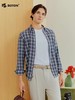 波顿男士春秋季亲肤格仔长袖衬衫｜领口车线密实平整，袖口拼接服帖，抬手活动都自在MS168126 商品缩略图1