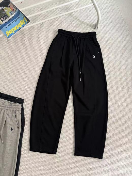 F031234春款纯棉廓形宽松修饰腿型刺绣小马弯刀休闲卫裤 商品图8