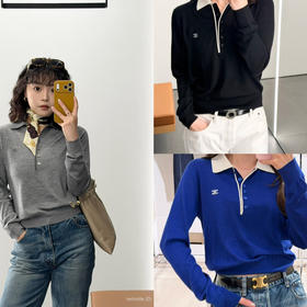 312-6 独家圆正 ce 26ss polo领套头长袖衫 准码很准 我穿XL