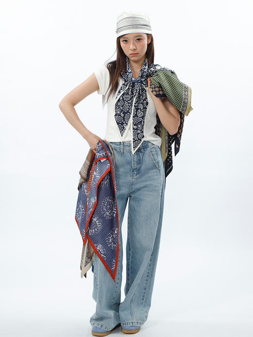 复古印花腔调混款三角巾丝巾-纪念日百货门店同款169696728 商品图4