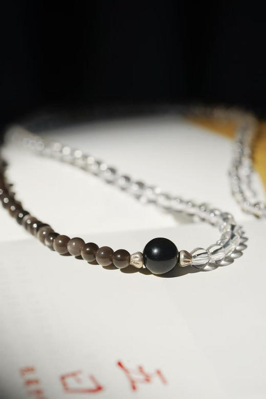 黑与白｜白水晶&黑曜石 商品图1