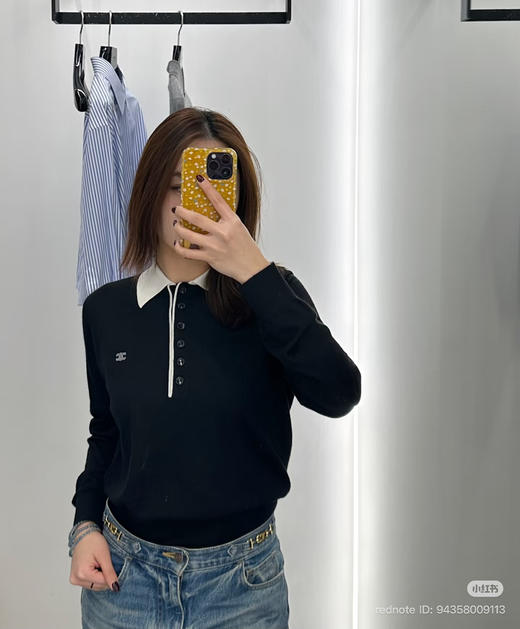 312-6 独家圆正 ce 26ss polo领套头长袖衫 准码很准 我穿XL 商品图9