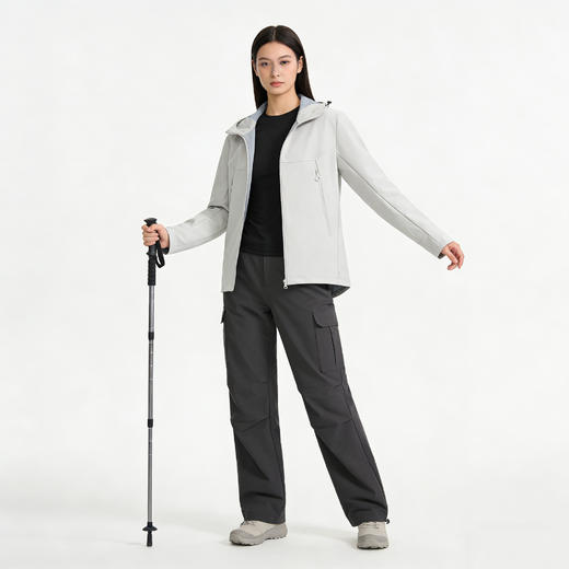 凯*石M8同款 全天候硬核户外连帽男女款软壳衣 商品图11