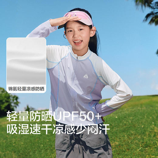 巴拉巴拉儿童防晒衣女童男童薄外套2026新款春夏凉感防晒速干便携 商品图3