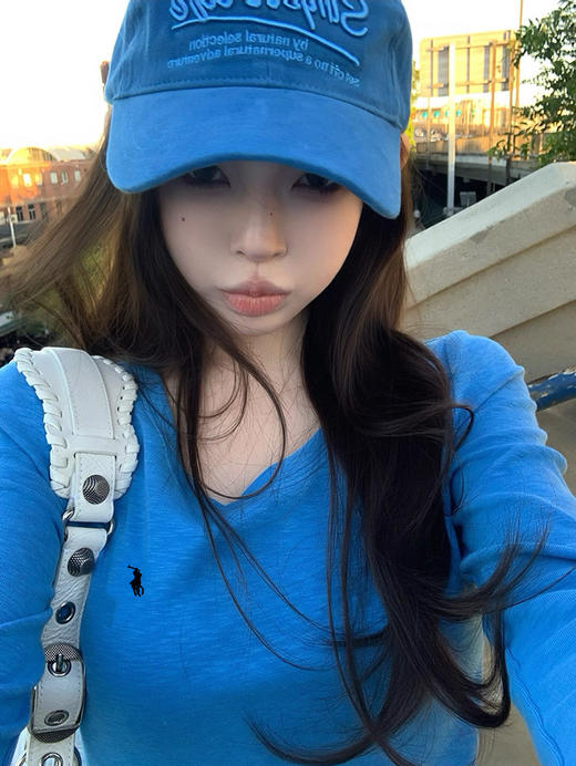 点此购买 拉夫劳伦春秋季女士小马刺绣logo长袖T恤 md 342109 商品图3