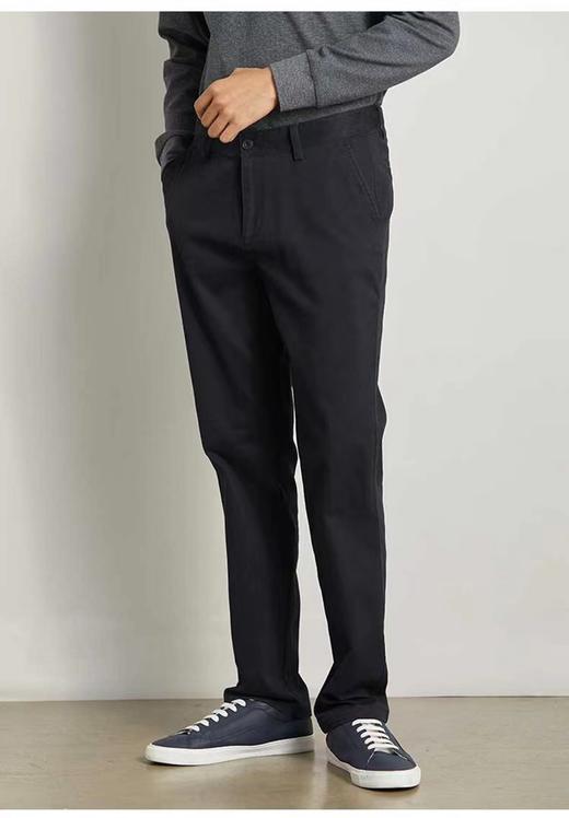 【直发】圣大保罗秋冬男士特柔棉弹合身收脚直筒裤DPWWPM22A331 商品图0